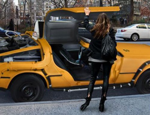 Taxis Volver al Futuro en NY